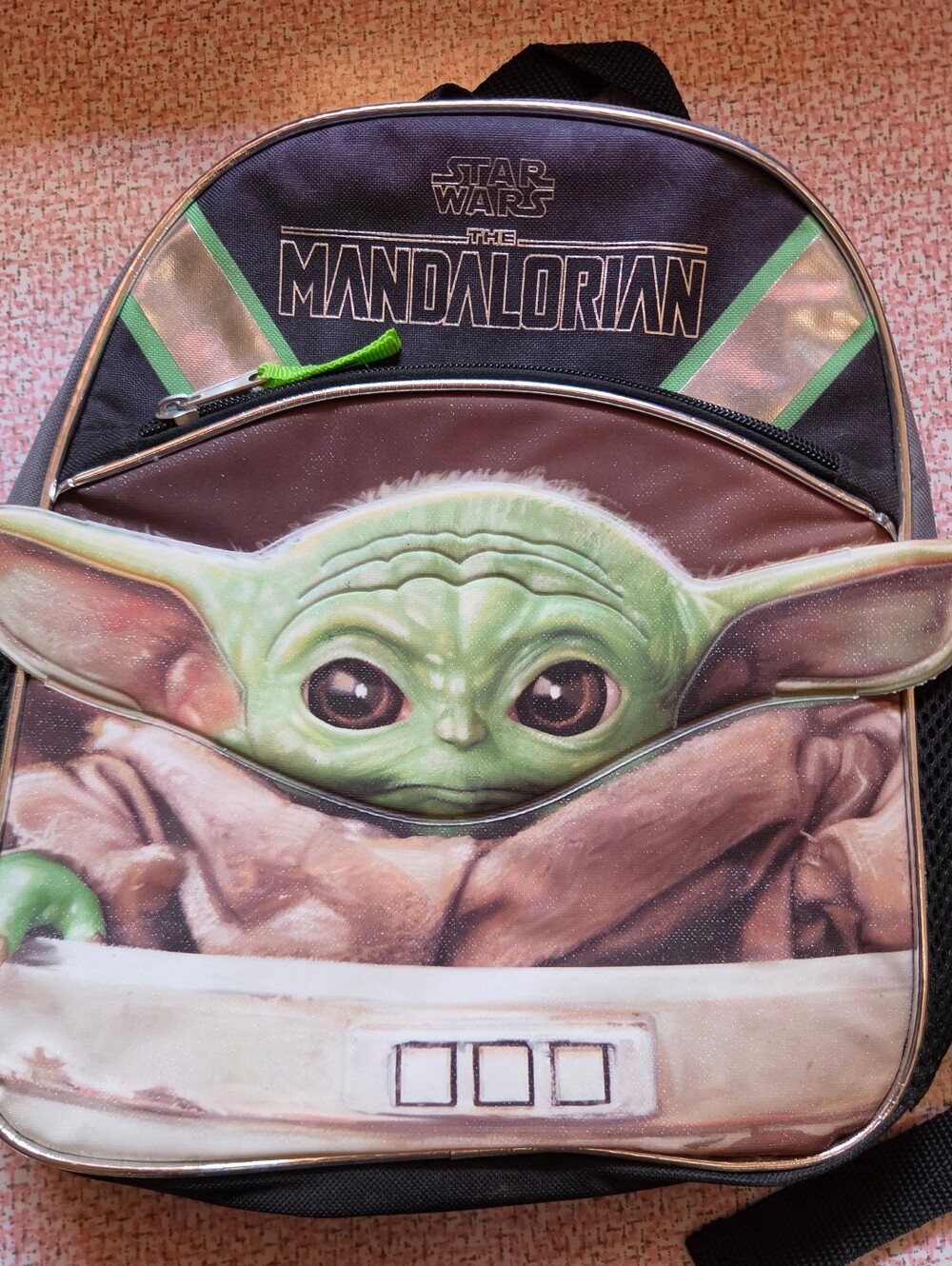 Star Wars The Mandalorian Grogu Baby Yoda Mini Backpack Toddler Kids Travel Bag